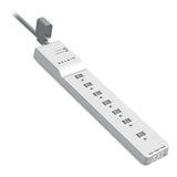 Home-office Surge Protector, 7 Outlets, 12 Ft Cord, 2160 Joules, White