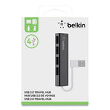 4-port Ultra-slim Travel Hub, 4 Port, Nightshade-white
