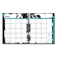 Barcelona Monthly Planner, 10 X 8, Black Cover, 2021