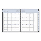 Passages Weekly-monthly Wirebound Planner, Vertical Format, 11 X 8.5, Black Cover, 2021