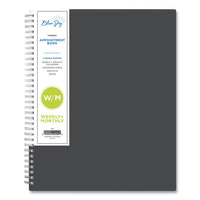 Passages Weekly-monthly Wirebound Planner, Vertical Format, 11 X 8.5, Black Cover, 2021