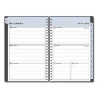 Passages Weekly-monthly Wirebound Planner, 8 X 5, Charcoal, 2021