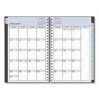 Passages Weekly-monthly Wirebound Planner, 8 X 5, Charcoal, 2021