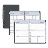 Passages Weekly-monthly Wirebound Planner, 8 X 5, Charcoal, 2021