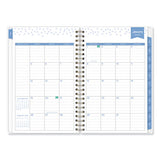 Day Designer Tile Weekly-monthly Planner, 8 X 5, Blue-white Cover, 2021