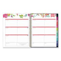 Day Designer Cyo Weekly-monthly Planner, 11 X 8.5, Navy-floral, 2021
