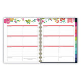 Day Designer Academic Year Cyo Weekly-monthly Planner, 11 X 8.5, Navy-floral, 2020-2021