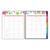 Day Designer Academic Year Cyo Weekly-monthly Planner, 11 X 8.5, Navy-floral, 2020-2021