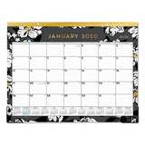 Baccara Dark Desk Pad, 22 X 17, 2021