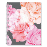 Joselyn Monthly Wirebound Planner, 10 X 8, Light Pink-peach-black, 2021