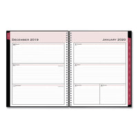 Classic Red Weekly-monthly Planner, Open Scheduling, 11 X 8.5, Black Cover, 2021