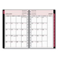 Classic Red Weekly-monthly Planner, Open Scheduling, 8 X 5, Black Cover, 2021