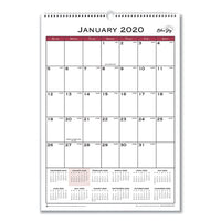 Classic Red Wall Calendar, 12 X 17, 2021