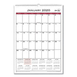 Classic Red Wall Calendar, 12 X 17, 2021