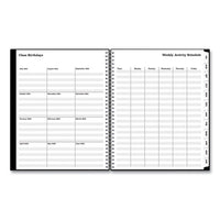 Teacher Academic Year Weekly-monthly Lesson Planner, 11 X 8.5, Black, 2021-2022