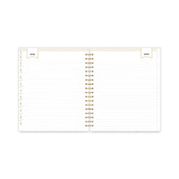 Day Designer Daily-monthly Frosted Planner, Rugby Stripe Artwork, 10x8, Black-white Cover, 12-month (july To June): 2022-2023