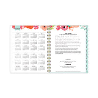 Day Designer Secret Garden Mint Frosted Weekly-monthly Planner, 11 X 8.5, Multicolor Cover, 12-month (jan To Dec): 2023