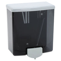 Classicseries Surface-mounted Liquid Soap Dispenser, 40 Oz, 5.81" X 3.31" X 6.88", Black-gray