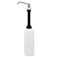 Contura Lavatory-mounted Soap Dispenser, 34 Oz, 3.31" X 4" X 17.63", Chrome-stainless Steel