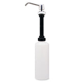 Contura Lavatory-mounted Soap Dispenser, 34 Oz, 3.31" X 4" X 17.63", Chrome-stainless Steel