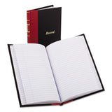 Record-account Book, Black-red Cover, 144 Pages, 5 1-4 X 7 7-8