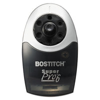 Super Pro 6 Commercial Electric Pencil Sharpener, Ac-powered, 6.13" X 10.69" X 9", Gray-black