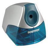 Personal Electric Pencil Sharpener, Ac-powered, 4.25" X 8.4" X 4", Blue