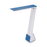 Konnect Rechargeable Folding Led Desk Lamp, 2.52" X 2.13" X 11.02", Gray-blue
