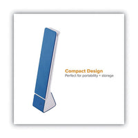 Konnect Rechargeable Folding Led Desk Lamp, 2.52" X 2.13" X 11.02", Gray-blue