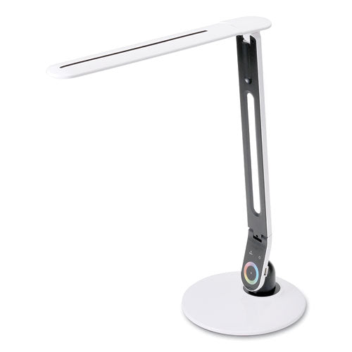 Color Changing Led Desk Lamp With Rgb Arm, 18.12"h, White