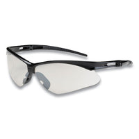 Anser Optical Safety Glasses, Anti-scratch, Clear Lens, Black Frame