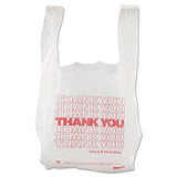 Thank You High-density Shopping Bags, 8" X 16", White, 2,000-carton