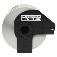 Dk1247 Label Tape, 4.07" X 6.4", Black On White, 180-roll