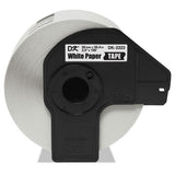 Continuous Paper Label Tape, 2" X 100 Ft, Black-white