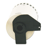 Continuous Length Shipping Label Tape For Ql-1050, 4" X 100 Ft Roll, White