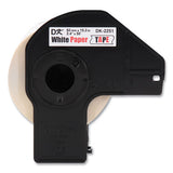 Continuous Paper Label Tape, 2.44" X 100ft, White, 3 Rolls-pack