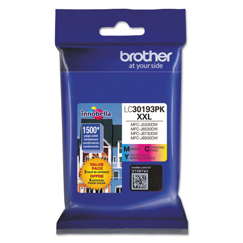 Lc30193pk Innobella High-yield Ink, 1500 Page-yield, Cyan-magenta-yellow