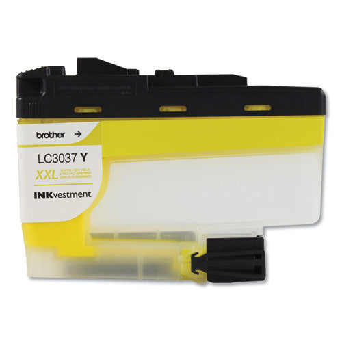 Lc3037y Inkvestment Super High-yield Ink, 1500 Page-yield, Yellow