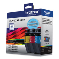 Lc402xl3pks High-yield Ink, 1,500 Page-yield, Cyan-magenta-yellow