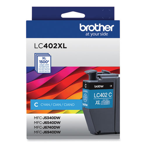 Lc402xlcs High-yield Ink, 1,500 Page-yield, Cyan
