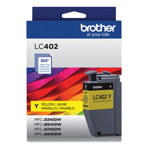 Lc402ys Ink, 550 Page-yield, Yellow