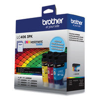 Lc4063pk Inkvestment Ink, 1,500 Page-yield, Cyan-magenta-yellow, 3 Pack