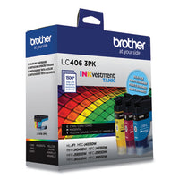 Lc4063pk Inkvestment Ink, 1,500 Page-yield, Cyan-magenta-yellow, 3 Pack