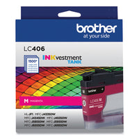 Lc406ms Inkvestment Ink, 1,500 Page-yield, Magenta