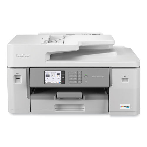 Mfc-j6555dw Inkvestment Tank All-in-one Color Inkjet Printer, Copy-fax-print-scan