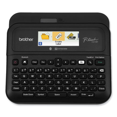 D-610btvp Connected Label Maker With Color Display, 30 Mm-s Print Speed, 14.2 X 6 X 13.3