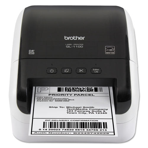 Ql-1100 Wide Format Professional Label Printer, 69 Labels-min Print Speed, 6.7 X 8.7 X 5.9