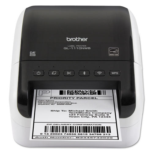 Ql-1110nwb Wide Format Professional Label Printer, 69 Labels-min Print Speed, 6.7 X 8.7 X 5.9