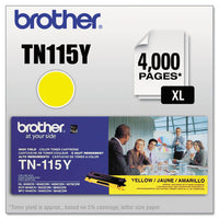 Tn115y High-yield Toner, 4000 Page-yield, Yellow
