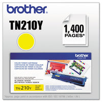 Tn210y Toner, 1400 Page-yield, Yellow